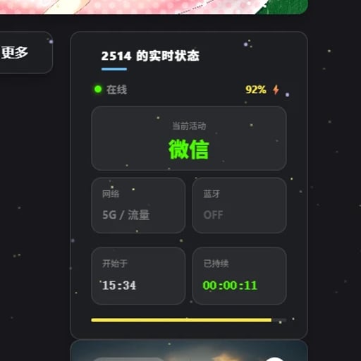 👀我做了一个可以随时视奸我的网站